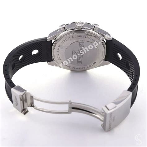 Breitling deployment buckle rubber strap